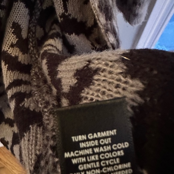 Grey leopard print cardigan - Picture 5 of 6